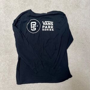 VANS long sleeve tee shirt L / black / Park series limited edition